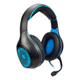 Headset Gamer ELG Multiplataforma Saphyr Hgsr Preto E Azul