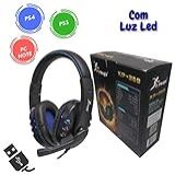 Headset Gamer Fone Com Microfone Usb