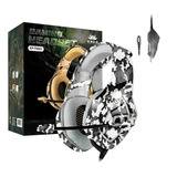 Headset Gamer Fone Pc Ps3 Ps4 Xbox One Cor Dourado