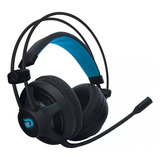 Headset Gamer Fortrek Pro H2 Com Led Azul P2 Preto Premium
