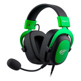 Headset Gamer Havit Gamenote H2002d Mic Removível Verde