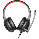 Headset Gamer Havit Gamenote H2031d Preto vermelho