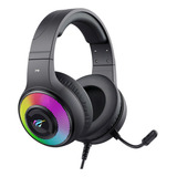 Headset Gamer Havit H2042d Black Ps4 ps5 xbox pc 3 5mm usb C