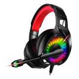 Headset Gamer Lehmox Para Ps4 Xbox Pc P2 P3 Led Rgb Lef 1052