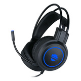 Headset Gamer Ninja Shadow 3 5mm Usb Pc Black Cor Preto