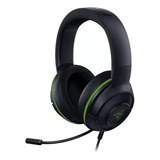 Headset Gamer Razer Kraken X For Console P2 P3 Black Green Cor Preto