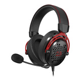 Headset Gamer Redragon Diomedes H388 Som Surround 7 1 Preto