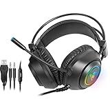 Headset Gamer RGB Crusader Preto FORTREK