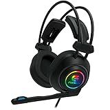 Headset Gamer RGB Vickers Preto Fortrek