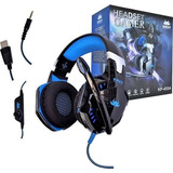 Headset Gamer Usb Pc Ps3 Ps4 Knup Kp 455a