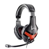 Headset Gamer Warrior Harve P2 Stereo Preto-Vermelho - PH101