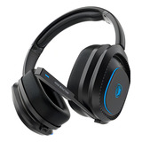Headset Gamer Wireless Sades Carrier Para Ps4 Ps5 Cel Pc Xbox Cor Preta Led
