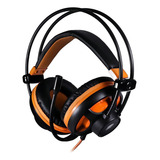 Headset Multiplataforma 7 1 Argos Preto E Laranja Oex Hs417