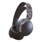 Headset Sem Fio Sony Pulse 3d Cor Cinza Camuflado Ps5 Ps4 Pc