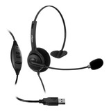 Headset Unixtron Hd800 Flex Qd Usb Para Desktop