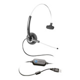 Headset Usb Felitron Stile Compact Voip Slim