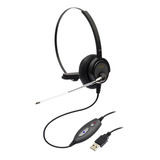 Headset Usb Voip C Tubo