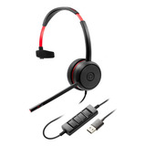 Headset Usb Voip Monoauricular Bravo X Felitron