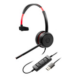 Headset Usb Voip Monoauricular Bravo X Felitron