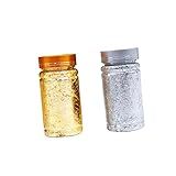Healeved 2 Peças Prego Papel De Folha De Ouro Adesivos De Strass Papel Cartão Dourado Foil Paper Para Decoração De Unhas Decoração De Unhas Com Papel Alumínio Decoração Dourada