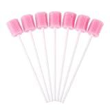 HEALLILY 100Pcs Descartável Enfermagem Vara Esponja Limpar Vara Oral Swab Esponja Esponja Estéril Swab Oral Esponja Swab Sabor Estéril Cotonetes Oral Dental Varas Swab Para