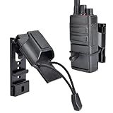 Healvaluefit Suporte De Rádio Policial Para Cinto De Serviço Coldre Walkie Talkie Como Acessórios De Cinto De Serviço Suporte De Rádio Tático Para Rádios Motorola Kenwood Midland BaoFeng Hytera 
