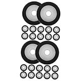 Healvian 24 Peças Roda De Rolamento Aparelhos De Som Tampas De Captação Single Coil Partes De Áudio Rolo De Pressão Para Máquina De Vídeo Cassete Unidades De Fita Plástico
