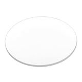 Healvian Lente De Vidro Convexo Lente De Vidro Convexa Lente De Vidro 300mm Distância Focal Lente De Vidro 10 Cm De Diâmetro Lentes De Vidro Universal Lente Convexa