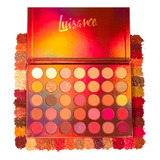 Heat Paleta De Sombra 35 Cores Luísance Sombra Multicolor