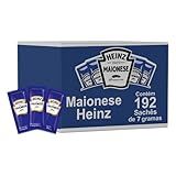 Heinz Kit Sache Maionese Tradicional 7G 192 Unidades Embalagens Práticas Ideal Para Lanchonetes E Restaurantes