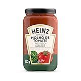 Heinz Molho De Tomate Rústico Basílico Em Vidro- 320G