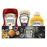 Heinz Pack Hamburger Ketchup 397G - Maionese 215G - Mostarda 255gG