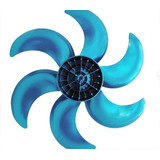 Hélice De Ventilador 6 Pás Azul 40cm Mallory