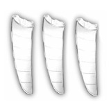 Helice Pa Spirit Ventilador Teto Transparente Cristal 3 Unid