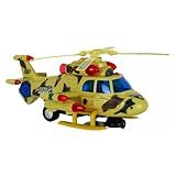 Helicóptero Apache Militar Brinquedo Com Luzes E Movimentos