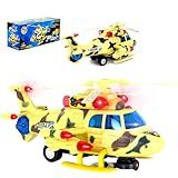 Helicóptero Apache Militar Brinquedo Com Luzes E Movimentos