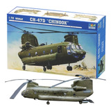 Helicóptero Ch 47d Chinook 1 72 Kit Trumpeter 01622