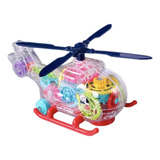 Helicoptero Led Infantil Engrenagem