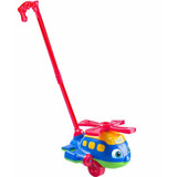 Helicóptero Push Plane Solapa Bs Toys Para Crianças Brinca