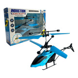 Helicóptero Voa C sensor Infravermelho Recarregável Cabo Usb Cor Azul