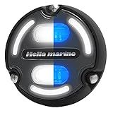 HELLA Luz De Navegação Marine 16147001 A2 Azul Branco Preto Alume Lente Carvão Individual