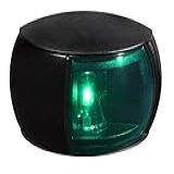 HELLA Luz De Navegação Marine 980520231 2NM Lente Verde Estibordo Cobertura Preta Cabo De 2 5 M