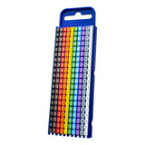 Hellermanntyton Marcador Encaixe 1 5 2 5 Mm Wic2 Números 0 9 Cores Cartela