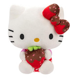 Hello Kitty De Pelúcia Morango Coleção 2024 Pronta Entrega