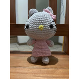 Hello Kitty Em Crochê Amigurumi 
