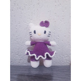 Hello Kitty Feita Em Crochê Amigurumi