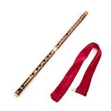 HELYZQ Flauta De Bambu Profissional Sopro De Madeira Chinês C D E F G Chave Flauta Transversal Dizi