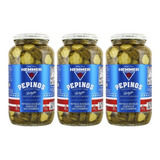 Hemmer Pepinos Conserva Agridoce Burgers 800g Kit Com 3
