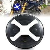 HENGTUAOTO 5 3 4 14 6 Cm LED X Style Farol De Motocicleta Azul DRL Compatível Com Sportster Iron 883 SuperLow XL883 XL1200 Softail Springer Dyna Street Bob Low Rider