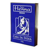 Henna Indiana 100% Indigo Casa Da India 100g Para Cabelo